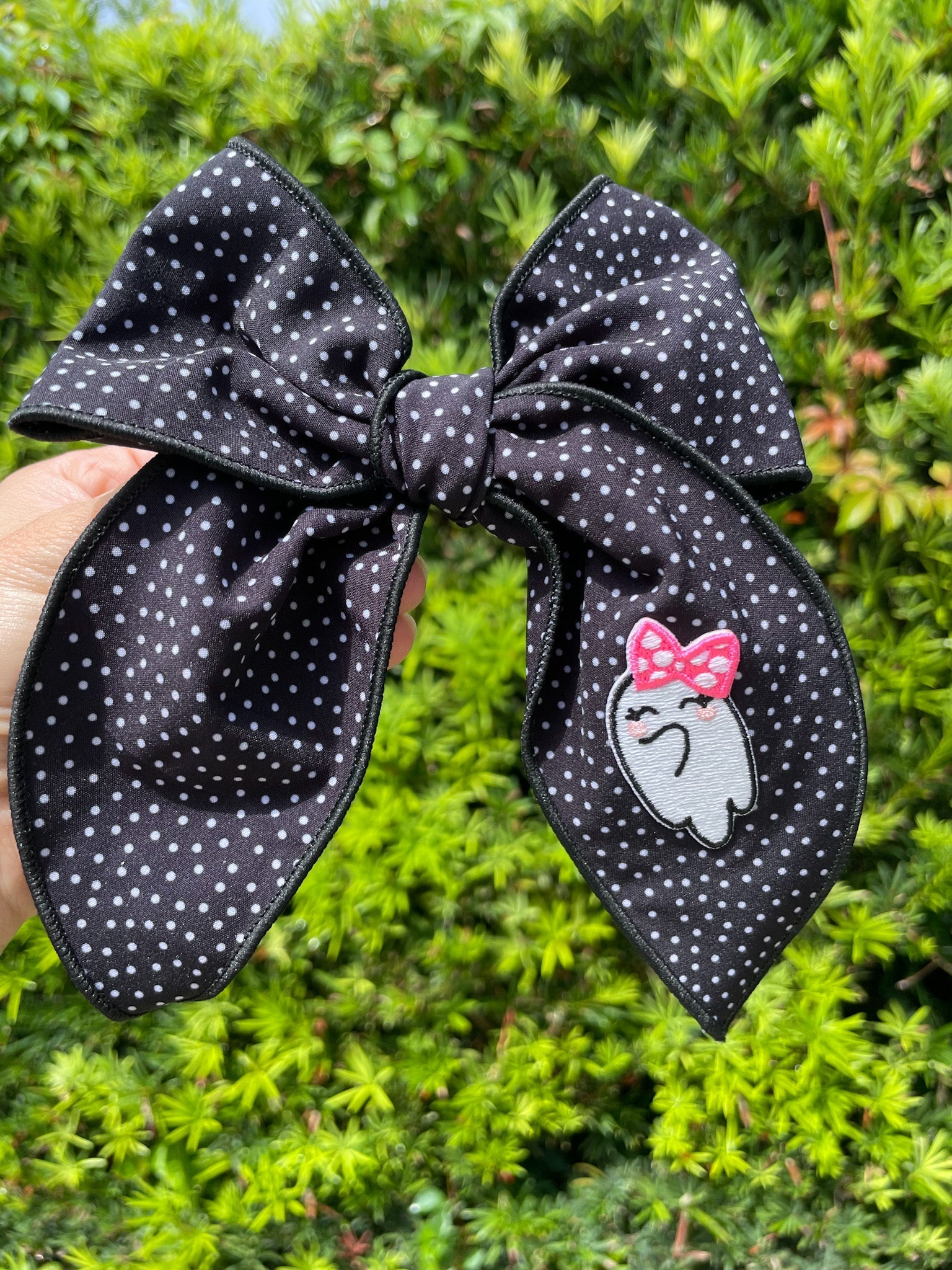 Dotted Ghost Bow